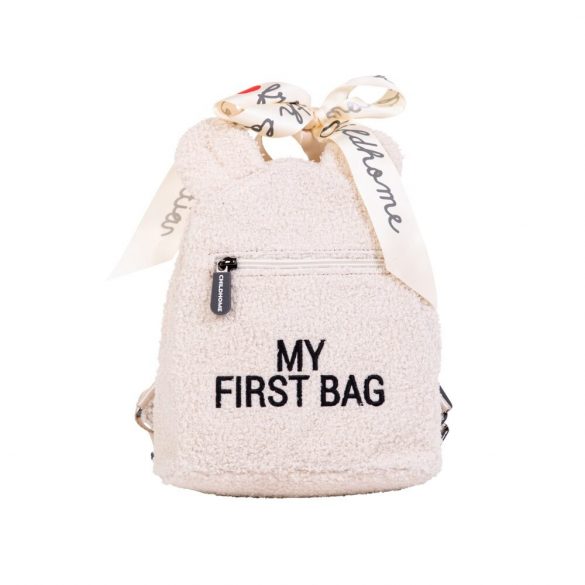 Childhome "My First Bag" Gyermek Hátizsák - Plüss - Törtfehér