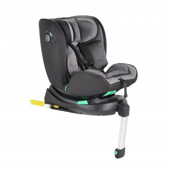 Cangaroo Hok I-Size 360°-ban forgatható ISOFIX gyermekülés,SIP oldalvédelemmel (40-150 cm) - Szürke