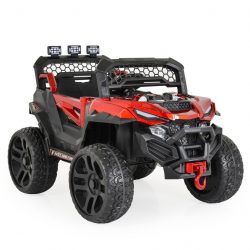   BO DUST DY-8888 elektromos autó, 4mororos, 12V/7A, 115cm BUGGY PIROS