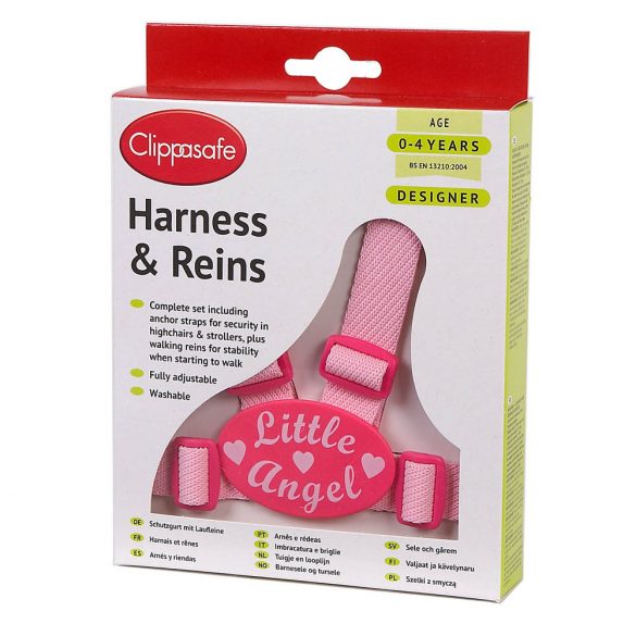 Clippasafe Ülésrögzítõ és kantár pink 10/D