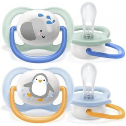   Philips AVENT játszócumi ultra air 0-6hó fiús állatos 2db