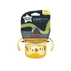   Tommee Tippee itatópohár - Superstar Weaning Sippee Cup csõrös 190ml 4hó sárga