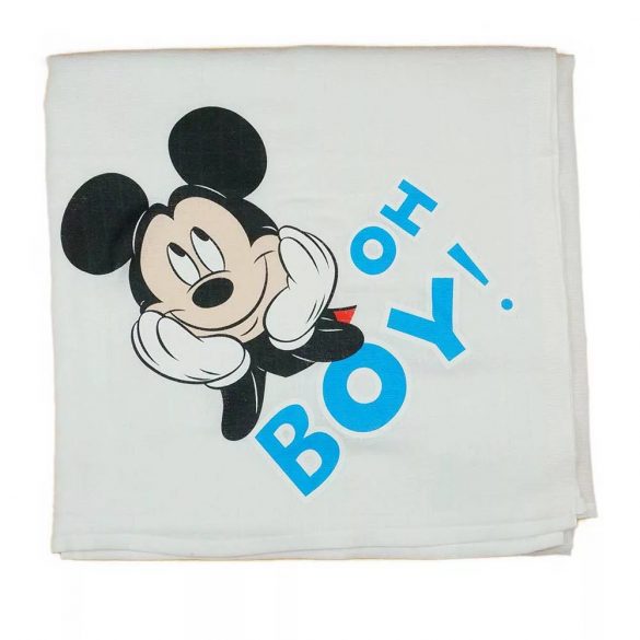 Bébi pelenka tetra 70x70cm Mickey OH BOY