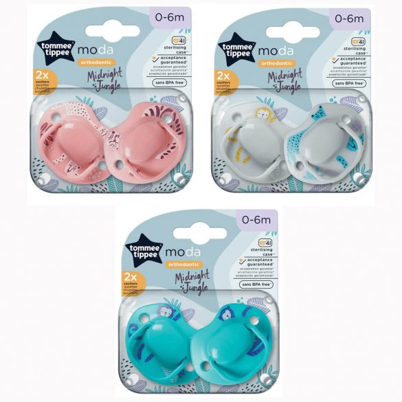 Tommee Tippee játszócumi Moda 2db 0-6hó