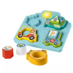   Fisher-Price Forma és járgány kirakó fénnyel és hanggal HRP31